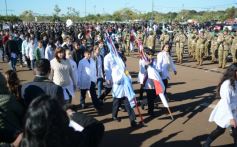 Foto de la galería: El Municipio de Garupá celebró sus 83 años con su tradicional desfile y reconocimiento a vecinos históricos