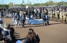 Foto de la galería: El Municipio de Garupá celebró sus 83 años con su tradicional desfile y reconocimiento a vecinos históricos