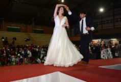 Foto de la galería: Los nuevos Reyes del Santa María, Agustina Miranda y Luciano Koziarski