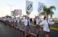 Foto de la galería: Estudiantina 2025: arrancando la cuenta regresiva, más de 5000 estudiantes coparon a pura energía la 1ra Prueba Piloto