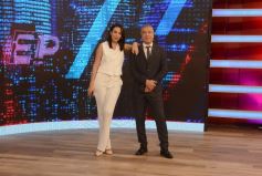 Foto de la galería: Con Gustavo Añibarro en su histórico ciclo televisivo El Periodista, ya en su 19 temporada por Canal Doce