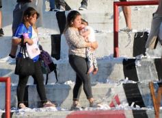 Foto de la galería: Guaraní campeón, llegó el título 40: acá la algarabía en otra fiesta de la familia franjeada en Villa Sarita