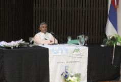 Foto de la galería: El exponente de la India Gurú Prasad brindó una conferencia magistral sobre meditación en la Escuela de Enfermería 
