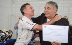 Foto de la galería: A las glorias del fútbol misionero: reencuentro, distinciones y emoción en el homenaje que tuvieron por su día