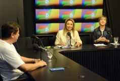 Foto de la galería: Visita en el Streaming de Misiones Online: con Tres Miradas y la camaradería con  colegas del periodismo