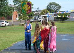 Foto de la galería: El NENI 2032 realizó el cierre de "Reciclarte" con alumnos de la Madre de la Misericordia