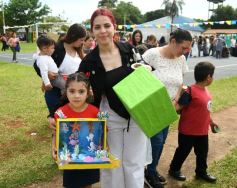 Foto de la galería: El NENI 2032 realizó el cierre de "Reciclarte" con alumnos de la Madre de la Misericordia