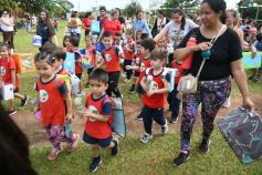 Foto de la galería: El NENI 2032 realizó el cierre de "Reciclarte" con alumnos de la Madre de la Misericordia