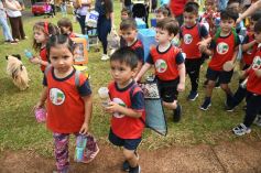 Foto de la galería: El NENI 2032 realizó el cierre de "Reciclarte" con alumnos de la Madre de la Misericordia