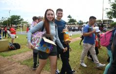 Foto de la galería: El NENI 2032 realizó el cierre de "Reciclarte" con alumnos de la Madre de la Misericordia