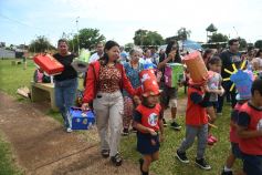 Foto de la galería: El NENI 2032 realizó el cierre de "Reciclarte" con alumnos de la Madre de la Misericordia
