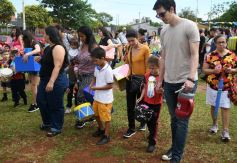 Foto de la galería: El NENI 2032 realizó el cierre de "Reciclarte" con alumnos de la Madre de la Misericordia