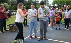 Foto de la galería: El NENI 2032 realizó el cierre de "Reciclarte" con alumnos de la Madre de la Misericordia