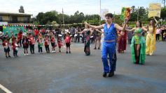 Foto de la galería: El NENI 2032 realizó el cierre de "Reciclarte" con alumnos de la Madre de la Misericordia