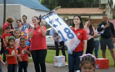 Foto de la galería: El NENI 2032 realizó el cierre de "Reciclarte" con alumnos de la Madre de la Misericordia