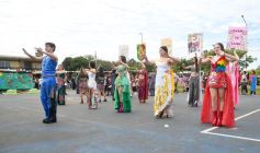 Foto de la galería: El NENI 2032 realizó el cierre de "Reciclarte" con alumnos de la Madre de la Misericordia