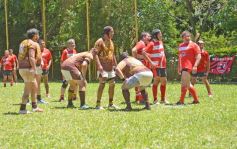 Foto de la galería: Satisfacción por el exitoso torneo de Rugby de Veteranos Nacional NAVE 55 que se jugó en Crucero del Norte 