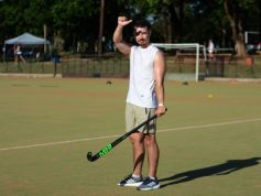 Foto de la galería: “Luchi” Von der Heyde compartió su profesionalismo en una clínica de hockey en Centro de Cazadores
