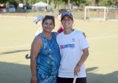 Foto de la galería: “Luchi” Von der Heyde compartió su profesionalismo en una clínica de hockey en Centro de Cazadores