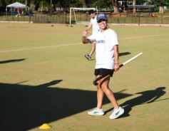 Foto de la galería: “Luchi” Von der Heyde compartió su profesionalismo en una clínica de hockey en Centro de Cazadores