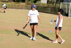 Foto de la galería: “Luchi” Von der Heyde compartió su profesionalismo en una clínica de hockey en Centro de Cazadores