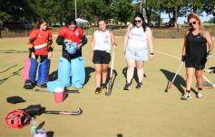 Foto de la galería: “Luchi” Von der Heyde compartió su profesionalismo en una clínica de hockey en Centro de Cazadores