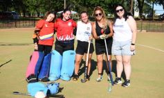 Foto de la galería: “Luchi” Von der Heyde compartió su profesionalismo en una clínica de hockey en Centro de Cazadores