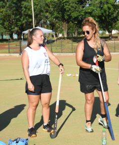Foto de la galería: “Luchi” Von der Heyde compartió su profesionalismo en una clínica de hockey en Centro de Cazadores