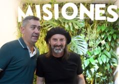 Foto de la galería: Músicos, artistas, comunicadores, un alegre encuentro en la recorrida por la ciudad