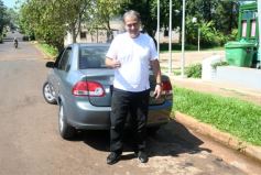 Foto de la galería: Músicos, artistas, comunicadores, un alegre encuentro en la recorrida por la ciudad