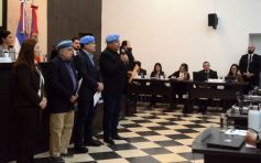 Foto de la galería: Reconocimientos de Interés Municipal para la obra de Juan Ramón Fariña y Cascos Azules 