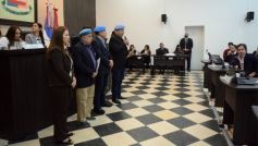Foto de la galería: Reconocimientos de Interés Municipal para la obra de Juan Ramón Fariña y Cascos Azules 