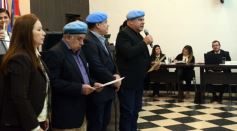 Foto de la galería: Reconocimientos de Interés Municipal para la obra de Juan Ramón Fariña y Cascos Azules 