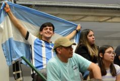 Foto de la galería: El público colmó el CePARD y vibró en el partido de la Selección Argentina de Vóley ante Venezuela 