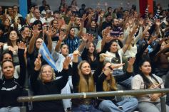 Foto de la galería: El público colmó el CePARD y vibró en el partido de la Selección Argentina de Vóley ante Venezuela 
