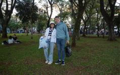 Foto de la galería: El clima mundialista se disfrutó en el Parque Paraguayo con juegos, kermés y entretenimientos 