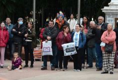 Foto de la galería: "Bandera Solidaria" en la plaza 9 de Julio, festival cultural que reunió donaciones para los más necesitados