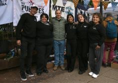 Foto de la galería: "Bandera Solidaria" en la plaza 9 de Julio, festival cultural que reunió donaciones para los más necesitados