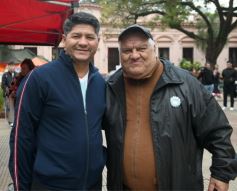 Foto de la galería: "Bandera Solidaria" en la plaza 9 de Julio, festival cultural que reunió donaciones para los más necesitados