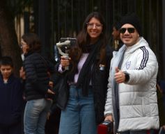 Foto de la galería: "Bandera Solidaria" en la plaza 9 de Julio, festival cultural que reunió donaciones para los más necesitados