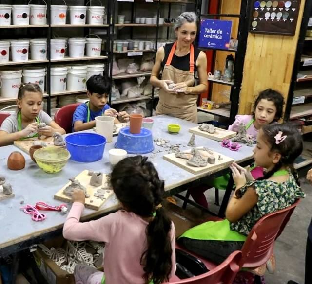Parque del Conocimiento: siguen inscribiendo al Taller de Cerámica Creativa para niños