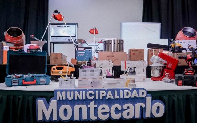 Se concretó la primera entrega del Banco de Herramientas Municipal de Montecarlo