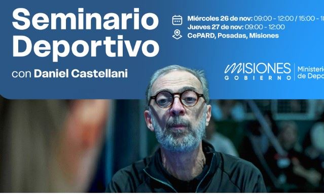 Seminario a cargo del reconocido entrenador Daniel Castellani
