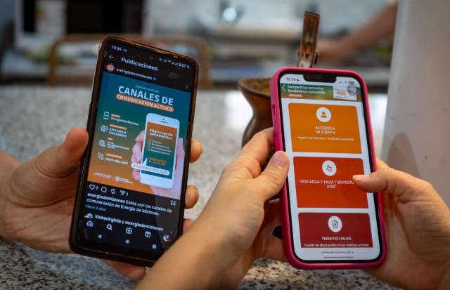  Adiós al papel: más de 200 mil usuarios ya usan los canales digitales de Energía de Misiones