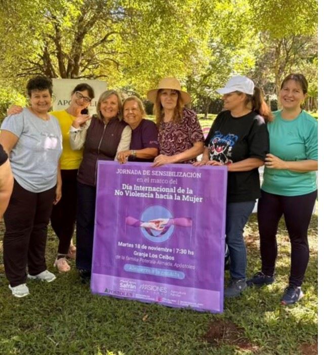 En Apóstoles realizaron una jornada con mujeres rurales en el Marco del Día de la No Violencia hacia la Mujer