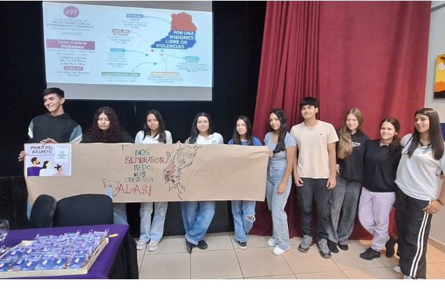 Estudiantes de Leandro N.Alem participaron de un taller de abordaje y prevención de las violencias 