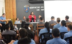 En el «Día Internacional de la Eliminación de la Violencia contra la Mujer» se realizó una charla de prevención en el Servicio Penitenciario