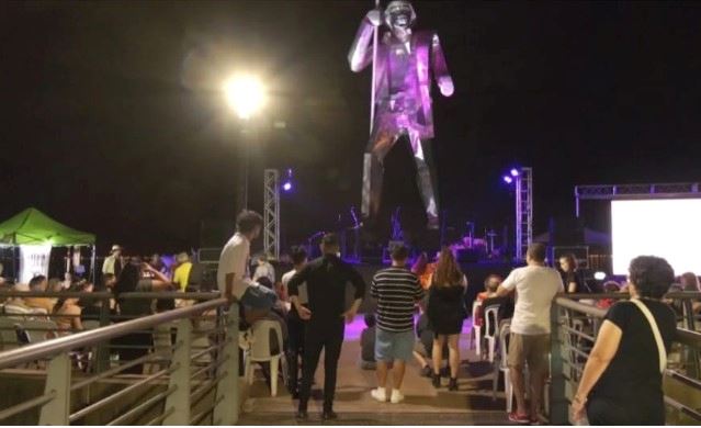 Emotiva vigilia a Andrés Guacurarí con artistas de toda la provincia 