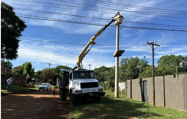 Imagen de la noticia: En Candelaria realizaron obras para mejorar el servicio del suministro eléctrico a 300 familias en Candelaria