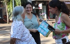 Se realizaron actividades preventivas y difusión sobre Juego Responsable en la plaza 9 de Julio 